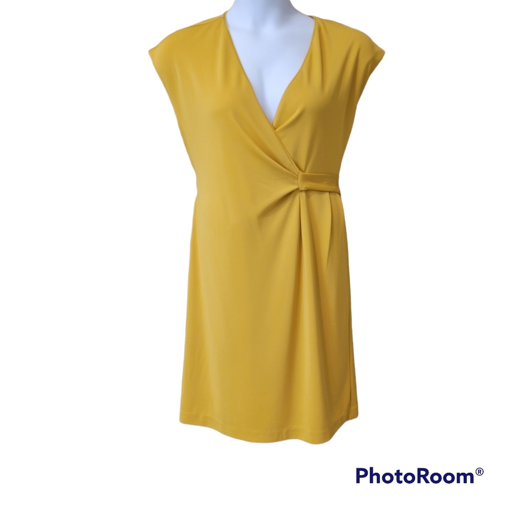 Ann Taylor yellow/mustard color dress, Size 6.